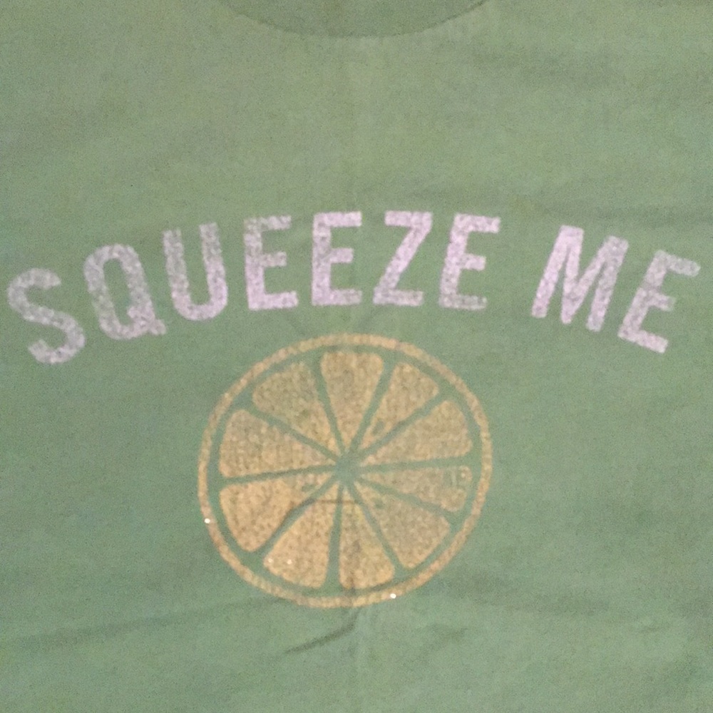 “Squeeze Me” Green t-shirt